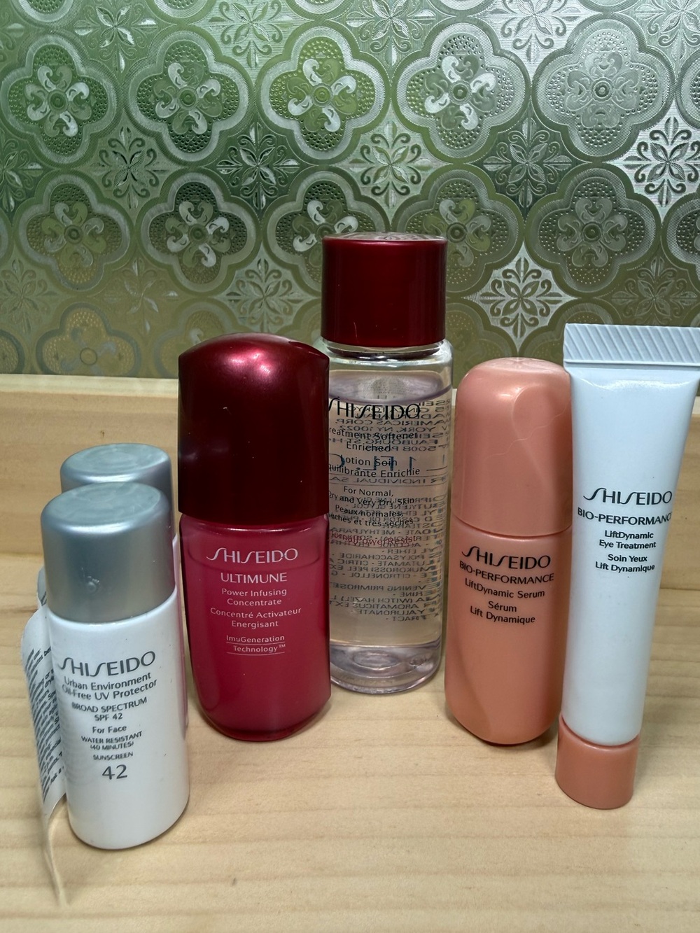 Shiseido Skincare Collection of 6, Ultimune, Lift Dynamic Serum & more